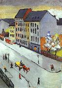 August Macke Our Street in Gray oil painting picture wholesale